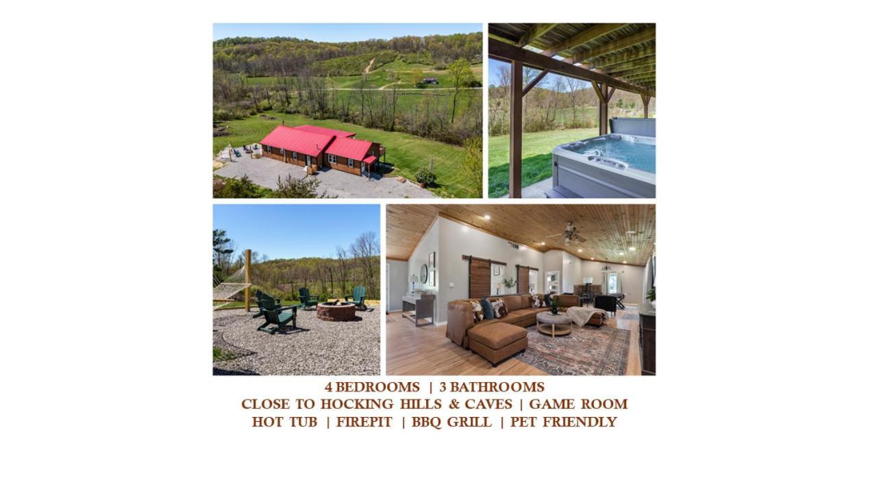 Laurelville Spacious Cabin Near Hocking Hills And Caves With Hot Tub And Firepit מראה חיצוני תמונה